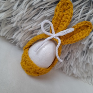 Horgolt tojástartó - ünnepi díszek, dekorációk - húsvéti díszek és dekorációk - húsvéti tojástartó - Meska.hu