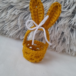 Horgolt tojástartó - ünnepi díszek, dekorációk - húsvéti díszek és dekorációk - húsvéti tojástartó - Meska.hu