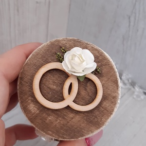 Romantikus, vintage hangulatú gyűrűtartó doboz esküvői ceremóniára! - esküvő - kiegészítők - gyűrűtartó & gyűrűpárna - Meska.hu