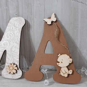 Név / felirat / betű! Babaszoba dekoráció! Fal / ajtó dekoráció! - otthon & életmód - dekoráció - Meska.hu