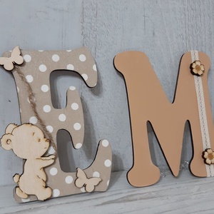 Név / felirat / betű! Babaszoba dekoráció! Fal / ajtó dekoráció! - otthon & életmód - dekoráció - Meska.hu