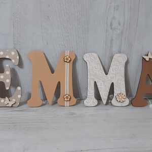 Név / felirat / betű! Babaszoba dekoráció! Fal / ajtó dekoráció! - otthon & életmód - dekoráció - Meska.hu
