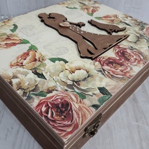 Romantikus esküvői ajándékdoboz! Nászajándék! Egyedi ajándék! - esküvő - emlék & ajándék - doboz - Meska.hu