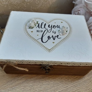 A boldog házasság kellékei! ajándékdoboz esküvőre, lánybúcsúra!  - esküvő - emlék & ajándék - nászajándék - Meska.hu