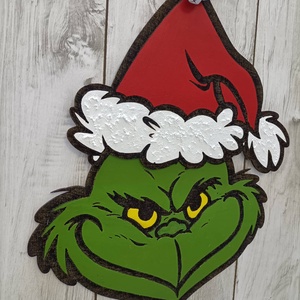 ÚJDONSÁG! Grincs-kollekció! Karácsonyi ajtódísz, visszaszámlálóval! - karácsony - karácsonyi lakásdekoráció - karácsonyi lakásdíszek - Meska.hu