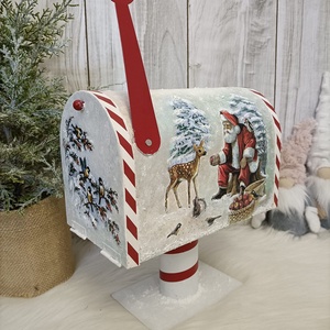 Meseszép, karácsonyi postaláda! - karácsony - karácsonyi lakásdekoráció - karácsonyi lakásdíszek - karácsonyi lakásdekoráció - Meska.hu