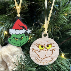 ÚJDONSÁG! Grincs-kollekció! Karácsonyfadísz, ajándékkísérő, kulcstartó! - karácsony - karácsonyi lakásdekoráció - karácsonyfadíszek - Meska.hu