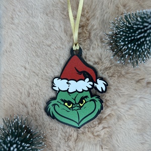ÚJDONSÁG! Grincs-kollekció! Karácsonyfadísz, ajándékkísérő, kulcstartó! - karácsony - karácsonyi lakásdekoráció - karácsonyfadíszek - Meska.hu