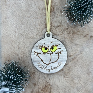 ÚJDONSÁG! Grincs-kollekció! Karácsonyfadísz, ajándékkísérő, kulcstartó! - karácsony - karácsonyi lakásdekoráció - karácsonyfadíszek - Meska.hu