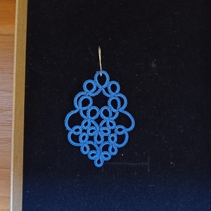 Hajócsipke fülbevaló nemesacél akasztóval - ékszer - fülbevaló - csillár fülbevaló - Meska.hu