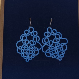 Hajócsipke fülbevaló nemesacél akasztóval - ékszer - fülbevaló - csillár fülbevaló - Meska.hu