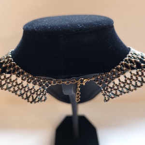 Gyöngygallér japán üveggyöngyből - ékszer - nyaklánc - gyöngyös nyaklánc - Meska.hu