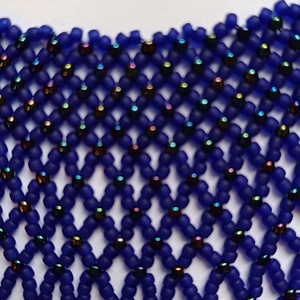 Gyöngygallér japán üveggyöngyből - ékszer - nyaklánc - gyöngyös nyaklánc - Meska.hu