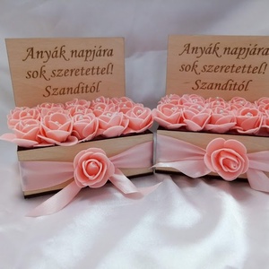 Névre szóló rózsabox Anyák napjára - otthon & életmód - dekoráció - Meska.hu