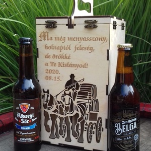 Szülőköszöntő: egyedi sörtartó fából - otthon & életmód - konyhafelszerelés, tálalás - italos kellékek - sörtartó - Meska.hu