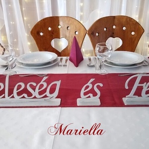 Feleség és férj főasztaldísz - Meska.hu