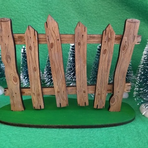 DIY csináld magad:Manó fakerítés, manóház kellék - diy (csináld magad) - egységcsomag - Meska.hu