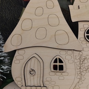 DIY csináld magad: Gombaház, manólak, manóház - diy (csináld magad) - egységcsomag - Meska.hu