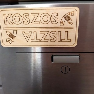 Mosogatógép jelölő mágnes : tiszta-koszos - otthon & életmód - konyhafelszerelés, tálalás - konyhai dekoráció - hűtőmágnes - Meska.hu