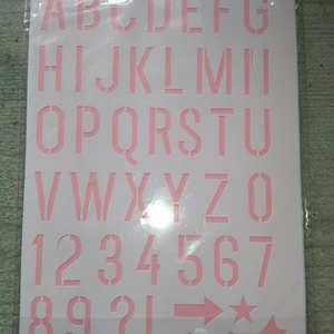 Stencil, sablon 4 darabos szett A5-s méret 1. - kellékek & szerszámok - szerszámok, eszközök - sablonok - Meska.hu