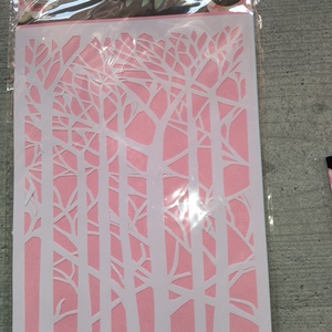Stencil, sablon 4 darabos szett A5-s méret 6. - kellékek & szerszámok - szerszámok, eszközök - sablonok - Meska.hu