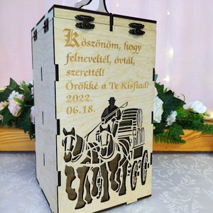 Szülőköszöntő: egyedi sörtartó fából - otthon & életmód - konyhafelszerelés, tálalás - italos kellékek - sörtartó - Meska.hu