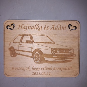 20 darab Saját grafikás Esküvői köszönőajándék , ültető, Esküvő, Dekoráció, Asztaldísz, Gravírozás, pirográfia, MESKA