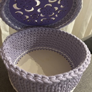 Horgolt tároló - otthon & életmód - tárolás & rendszerezés - doboz - Meska.hu