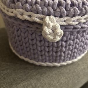 Horgolt tároló - otthon & életmód - tárolás & rendszerezés - doboz - Meska.hu