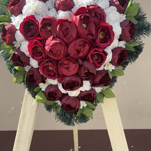 Kegyeleti koszorú , Otthon & Életmód, Vallás, Temetkezési tárgy, Sírkoszorú, kegyeleti koszorú, , MESKA