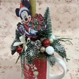 Karácsonyi asztaldísz  - karácsony - karácsonyi lakásdekoráció - ünnepi asztaldekoráció - Meska.hu