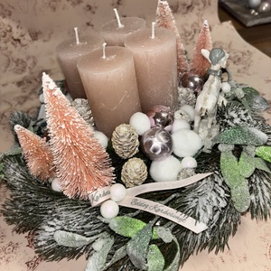 Adventi koszorú  - karácsony - adventi díszek - adventi asztaldísz - Meska.hu