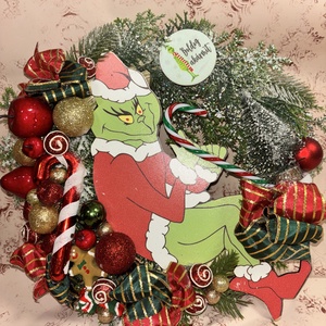 Grincses kopogtató , Otthon & Életmód, Dekoráció, Ajtó- és ablak dekoráció, Ajtódísz & Kopogtató, , MESKA