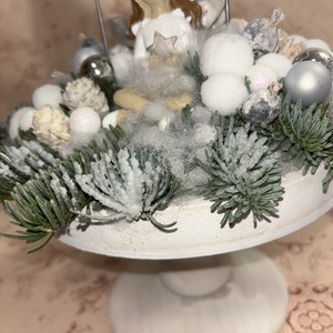 Adventi asztaldísz  - karácsony - karácsonyi lakásdekoráció - ünnepi asztaldekoráció - Meska.hu