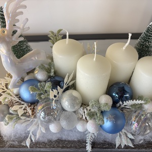 Adventi asztaldísz  - Meska.hu