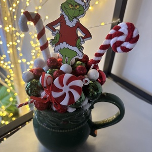 Grincses asztaldísz  - Meska.hu