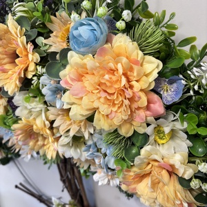 Virágos Életfa - otthon & életmód - dekoráció - ajtó- és ablak dekoráció - ajtódísz & kopogtató - Meska.hu