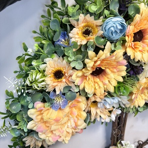 Virágos Életfa - otthon & életmód - dekoráció - ajtó- és ablak dekoráció - ajtódísz & kopogtató - Meska.hu