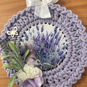 Horgolt kopogtató, Otthon & Életmód, Dekoráció, Ajtó- és ablak dekoráció, Ablakdísz, , MESKA