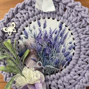 Horgolt kopogtató - otthon & életmód - dekoráció - ajtó- és ablak dekoráció - ablakdísz - Meska.hu