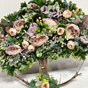 Életfa gyönyörű virágokkal  - otthon & életmód - dekoráció - ajtó- és ablak dekoráció - ablakmatrica - Meska.hu