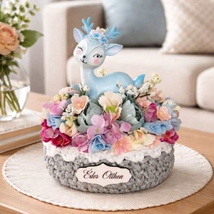 Huncut őzikés dekoráció  - otthon & életmód - virágdekoráció - virágdíszek - asztali virágdísz - Meska.hu