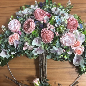 Virágos Életfa, Otthon & Életmód, Dekoráció, Ajtó- és ablak dekoráció, Ajtódísz & Kopogtató, , MESKA