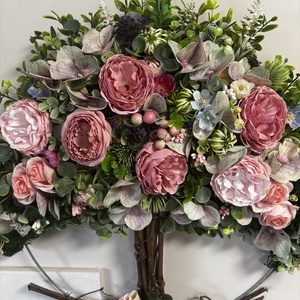 Virágos Életfa - otthon & életmód - dekoráció - ajtó- és ablak dekoráció - ajtódísz & kopogtató - Meska.hu