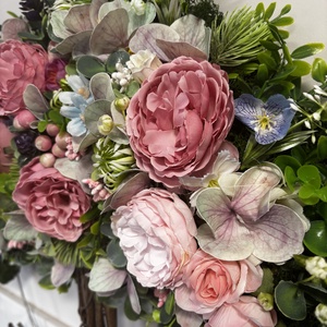 Virágos Életfa - otthon & életmód - dekoráció - ajtó- és ablak dekoráció - ajtódísz & kopogtató - Meska.hu