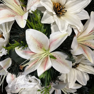 Kegyeleti koszorú  - otthon & életmód - vallás - temetkezési tárgy - sírkoszorú, kegyeleti koszorú - Meska.hu