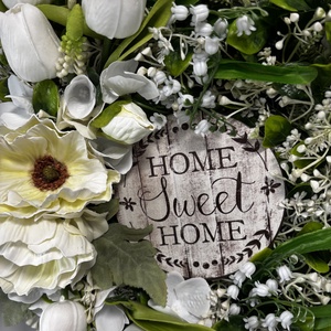 Tulipános kopogtató  - otthon & életmód - dekoráció - ajtó- és ablak dekoráció - ajtódísz & kopogtató - Meska.hu