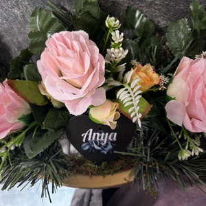 Sírdísz , Otthon & Életmód, Vallás, Temetkezési tárgy, Sírdísz, kegyeleti dísz, , MESKA