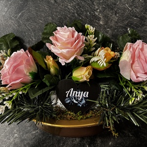 Sírdísz  - otthon & életmód - vallás - temetkezési tárgy - sírdísz, kegyeleti dísz - Meska.hu