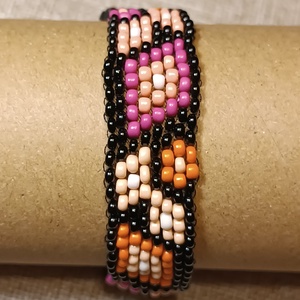 Gyöngy karkötő - nyári mintás - ékszer - karkötő - gyöngyös karkötő - Meska.hu